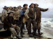Michael Ancher Will he round the point Germany oil painting artist